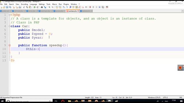 Object Oriented Programming (OOPS) in PHP Introduction смотреть онлайн