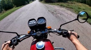 Покатушка на ИЖ ЮПИТЕР 5 - установка звезды на 21 зуб - замер скорости. Получил перегрев двигателя