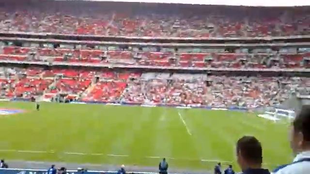 Walk Out To The New Wembley Stadium