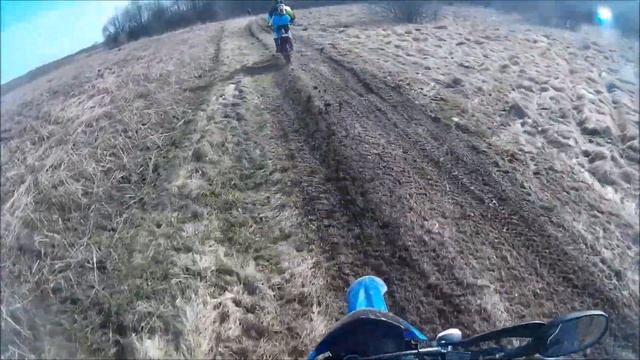 Soft vs hard enduro - Yamaha XT 660/600, WR450f смотреть онлайн