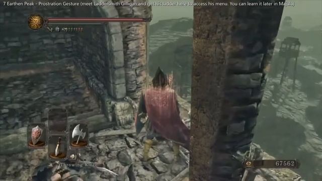 Dark Souls II SotFS [All Gestures and Gesture Maestro trophy achievement] смотреть онлайн