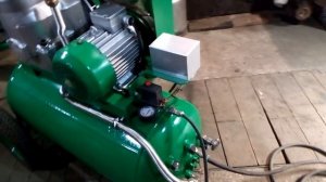 Самодельный компрессор У43102А для пескоструя