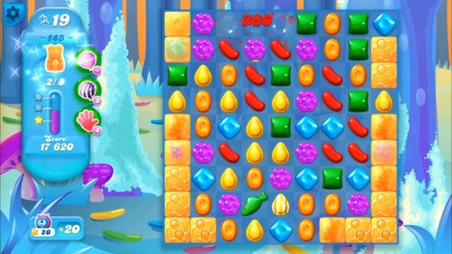 Candy Crush Soda Saga ? Level 143 Super Hard (Honey mode) - 3 Stars Walkthrough, No Boosters смотреть онлайн