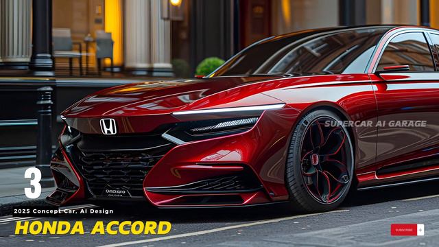 Honda Accord All New 2025 Concept Car, AI Design
