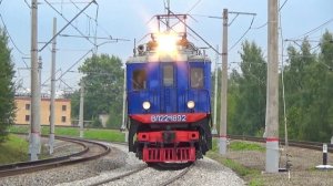 Динамическая экспозиция локомотивов ЭКСПО-1520 и восстановленная электросекция Ср3 (2021 год)