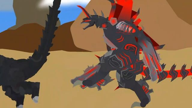 Orga vs Monsterverse Gigan | Stick Nodes Animation смотреть онлайн