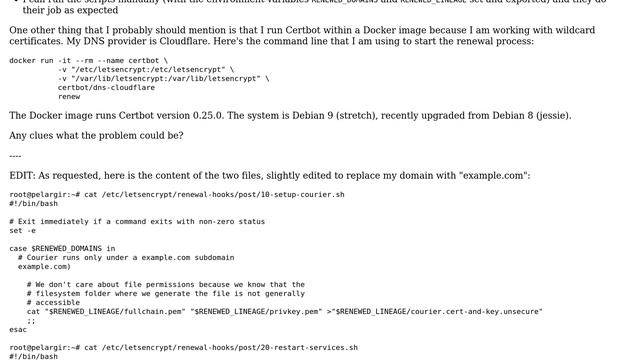 DevOps & SysAdmins: Why does Certbot fail to run post hook scripts? смотреть онлайн