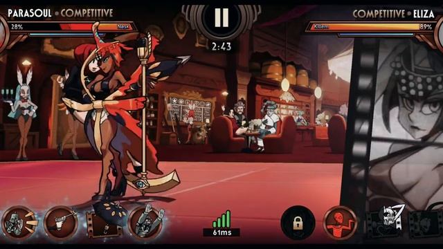 Part 2 | Skullgirls Mobile Versus | Fighting Pure Kin | Nosk vs Killem смотреть онлайн