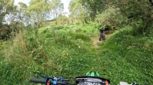 Покатушка с другом, эндуро по лесу. Второй выезд  на PROGASI RACE 300 AIR.