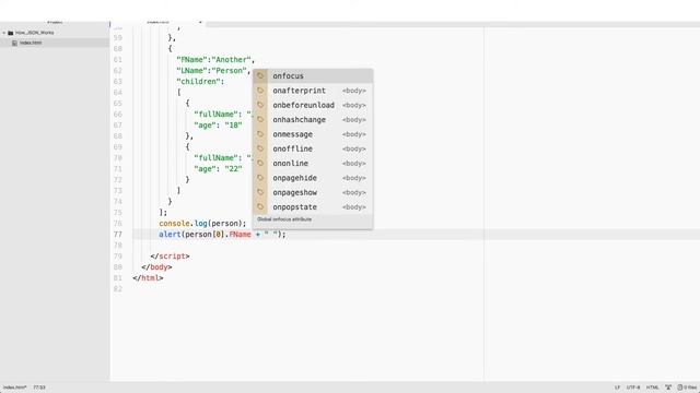 Intro to JSON смотреть онлайн