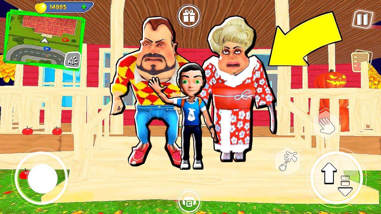 ИГРАЮ МОЯ СЕМЬЯ ПРИВЕТ СОСЕД - Dark Riddle ПОХОЖАЯ ИГРА на Hello Neighbor смотреть онлайн