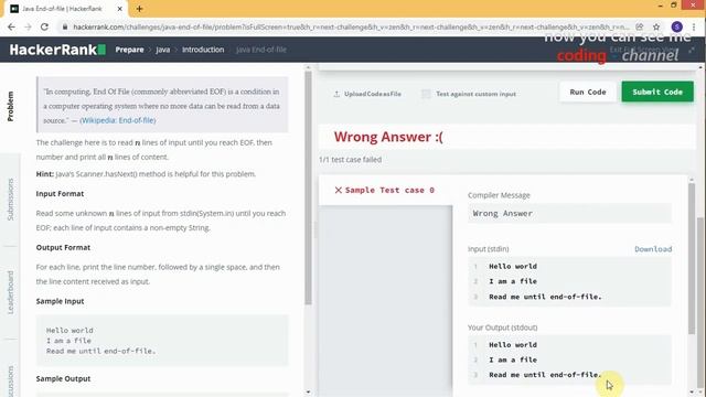 HackerRank - Java #9 - Java End of File смотреть онлайн