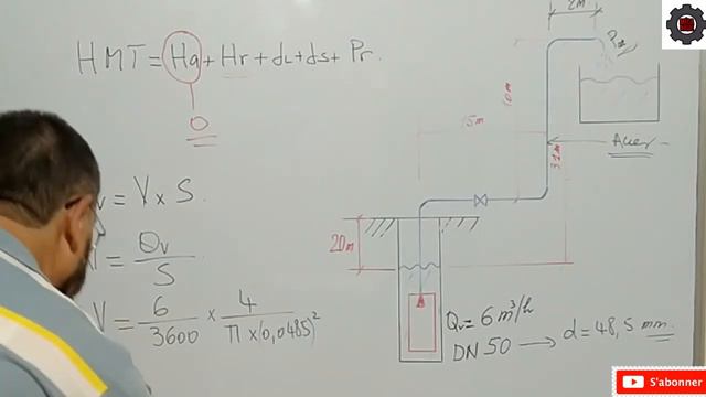 Video N°143 CALCUL HMT POMPE IMMERGEE смотреть онлайн