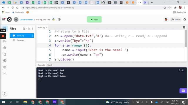 Python Files 2 Append to a File смотреть онлайн