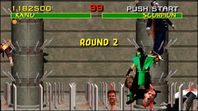 Mortal Kombat Arcade Version Revision 3.0 Very Hard Kano Reptile Battle смотреть онлайн