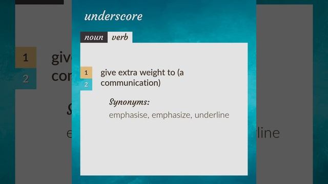 Underscores | meaning of Underscores смотреть онлайн