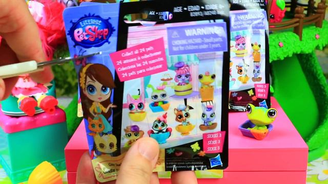 Маленький зоомагазин пакетики с игрушками - Littlest Pet Shop figurines - Игрушки Хохотушки смотреть онлайн