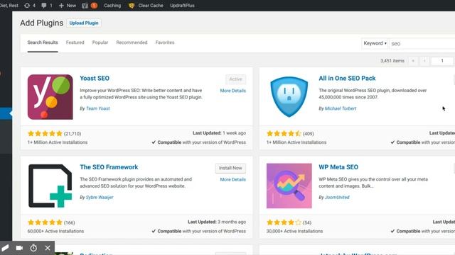 Yoast SEO VS All in One SEO Pack смотреть онлайн