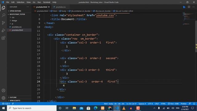 how to set Column order in Bootstrap (Urdu + Hindi) смотреть онлайн
