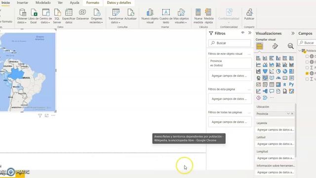 Visualisar Mapas en Power Bi y crear TopoJSON смотреть онлайн