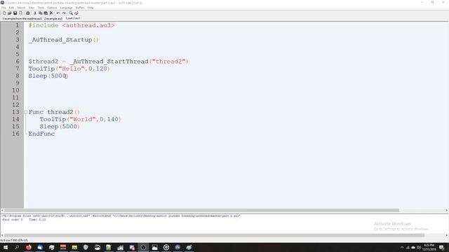 Autoit: How to do Multi-Threading - Part 2 смотреть онлайн
