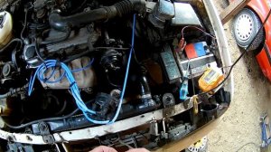 замена коммутатора крышки трамблера и бегунка на мазде 626