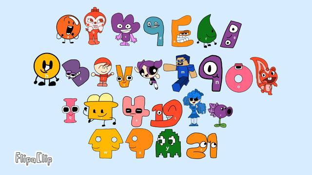 The Blue Characters Tvokids Letters Cast
