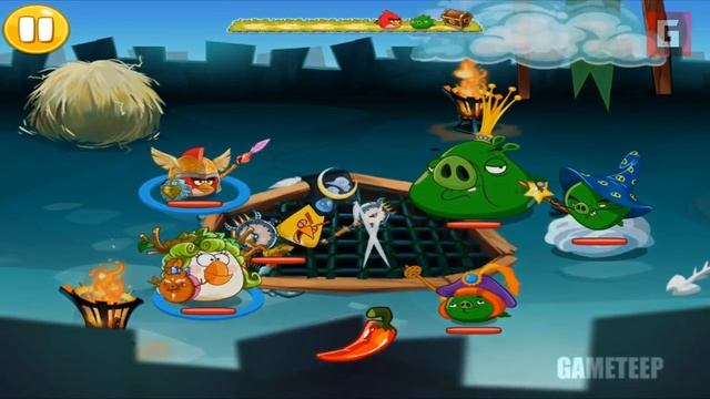 Angry Birds Epic RPG - King Princess Wizard Pig Boss Battle смотреть онлайн