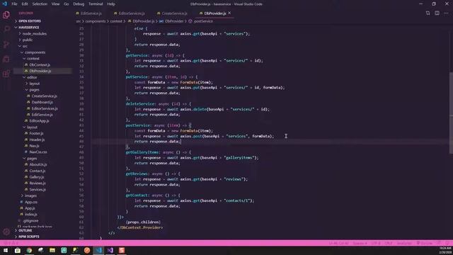 #08 React (Prøve) Eksamen Projekt Editor - EditorService, Post Request смотреть онлайн