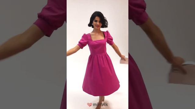 👗Платье белорусского бренда Samnari, малиновый цвет, мод. T-159 Ссылка в описании #mirtrik смотреть онлайн
