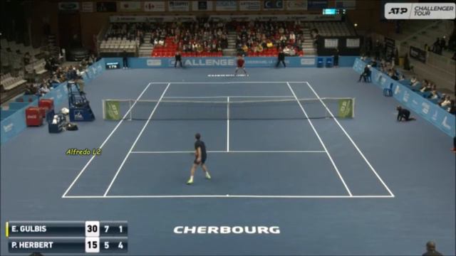 Ernests Gulbis (LAT) vs Pierre Hugues Herbert (FRA) | QF Cherbourg • Highlights смотреть онлайн