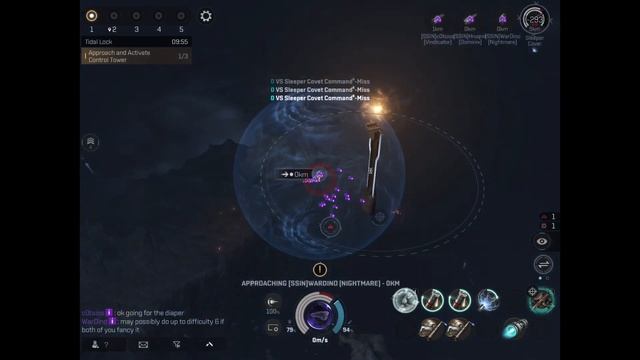 EvE Echoes. Dormant Realm. Tidal Lock Difficulty 4. First Time Tutorial/Gameplay