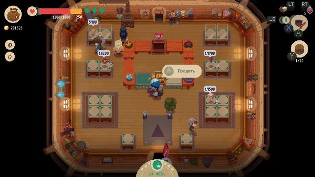 Качаем магаз и зашибаем состояние || Moonlighter #3 смотреть онлайн