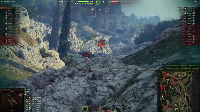 World Of Tanks | Награда за режим "Мирный 13" | Пробуем "Захваченного" в рандоме смотреть онлайн