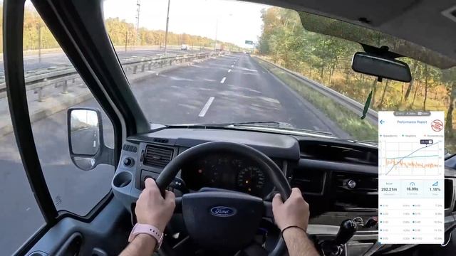 2006 Ford Transit [2.2 DURATORQ TDCI 115HP] |0-100| POV Test Drive #1399 Joe Black