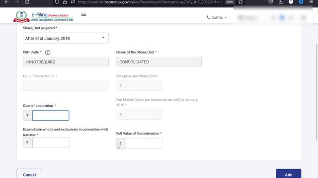 How To Fill Capital Gains In ITR-2 From Zerodha P&L | FY21-22 / AY22-23 | STCG us 111A |LTCG us 112 смотреть онлайн