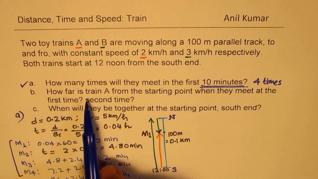 When will the two trains running to and fro meet смотреть онлайн