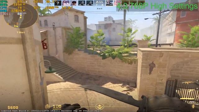 Counter-Strike 2 Beta Gameplay On Lenovo Ideapad L340 Gaming | CS2 смотреть онлайн