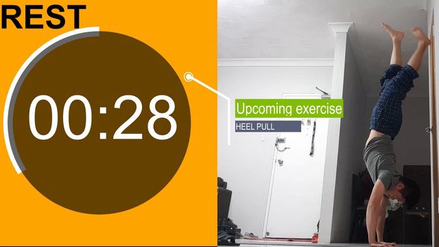 Daily 16min Handstand (follow along) routine for beginner ll 14-year-old Calisthenics athlete смотреть онлайн