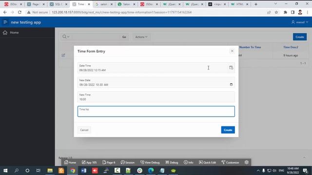 How to work on time in oracle apex /oracle database смотреть онлайн