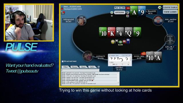 WON A SIT AND GO WITHOUT LOOKING AT MY CARDS! смотреть онлайн