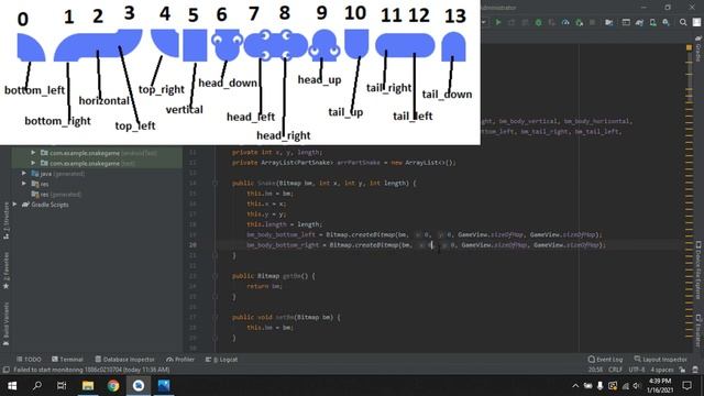 Snake Game With Android Studio - Part 2 - Create Snake смотреть онлайн