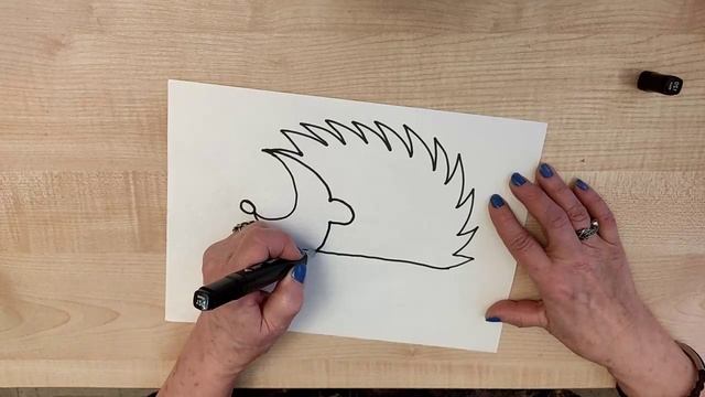 Рисуем ёжика смотреть онлайн