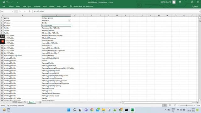 Count unique values in Excel смотреть онлайн