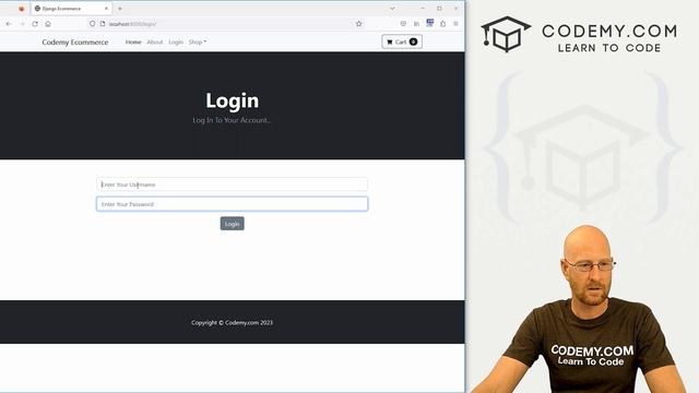 Login and Logout - Django Wednesdays ECommerce 7 смотреть онлайн