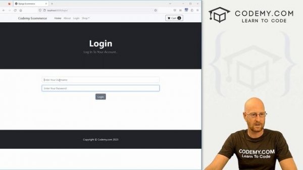 Login and Logout - Django Wednesdays ECommerce 7