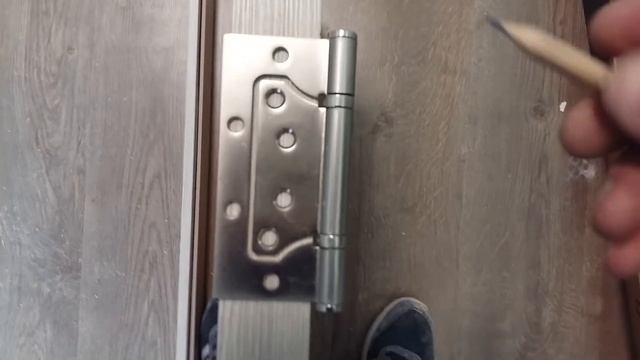 установка петли бабочки. Сделай сам