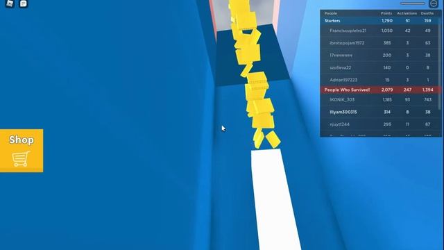 Играю в злой квадрат roblox / Be Crushed by a Speeding Wall прохождение смотреть онлайн
