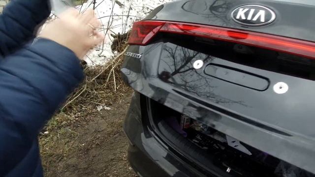 Избавляемся от грохота заднего номера CERATO BD 2019 смотреть онлайн