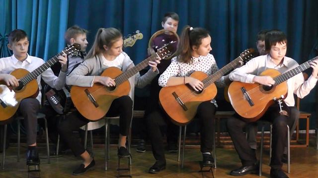 Ансамбль гитаристов Pierpont Jingle Bells смотреть онлайн
